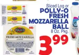 Bravo Supermarkets POLLY-O FRESH MOZZARELLA BALL offer
