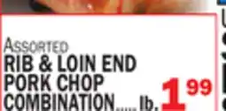 Bravo Supermarkets RIB & LOIN END PORK CHOP COMBINATION offer