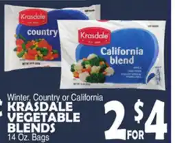 Bravo Supermarkets KRASDALE VEGETABLE BLENDS offer