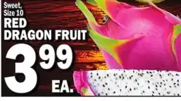 Bravo Supermarkets RED DRAGON FRUIT offer
