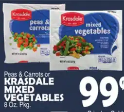 Bravo Supermarkets KRASDALE MIXED VEGETABLES offer