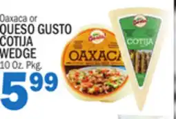 Bravo Supermarkets QUESO GUSTO COTIJA WEDGE offer