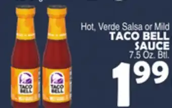 Bravo Supermarkets TACO BELL SAUCE offer