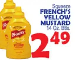 Bravo Supermarkets FRENCH'S YELLOW MUSTARD offer