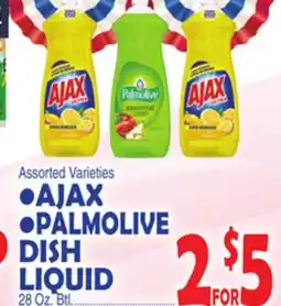 Bravo Supermarkets AJAX, PALMOLIVE DISH LIQUID offer