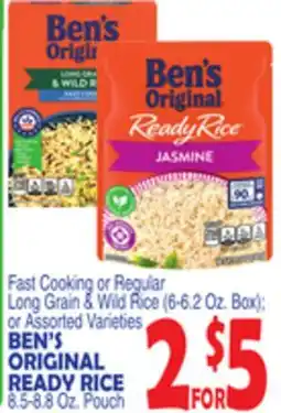 Bravo Supermarkets BEN'S ORIGINAL READY RICE 8.5-8.8 Oz. Pouch offer