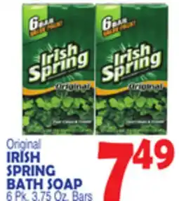 Bravo Supermarkets IRISH SPRING BATH SOAP offer