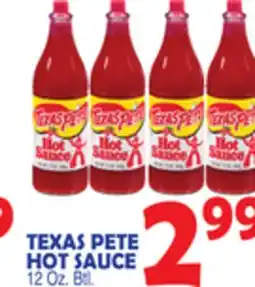 Bravo Supermarkets TEXAS PETE HOT SAUCE offer