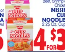 Bravo Supermarkets NISSIN CUP NOODLES offer