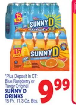 Bravo Supermarkets SUNNY D DRINKS offer
