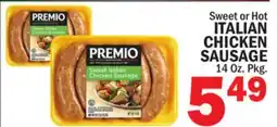 Bravo Supermarkets ITALIAN CHICKEN SAUSAGE offer