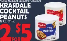 Bravo Supermarkets KRASDALE COCKTAIL PEANUTS offer