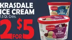 Bravo Supermarkets KRASDALE ICE CREAM offer