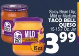 Bravo Supermarkets TACO BELL QUESO offer