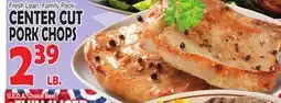 Bravo Supermarkets CENTER CUT PORK CHOPS offer