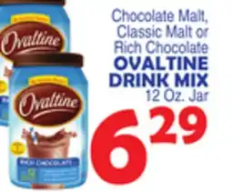 Bravo Supermarkets OVALTINE DRINK MIX offer