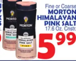 Bravo Supermarkets MORTON HIMALAYAN PINK SALT offer