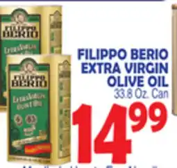 Bravo Supermarkets FILIPPO BERIO EXTRA VIRGIN OLIVE OIL offer