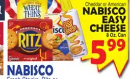 Bravo Supermarkets NABISCO EASY CHEESE offer