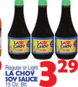 Bravo Supermarkets LA CHOY SOY SAUCE offer
