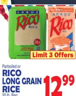 Bravo Supermarkets RICO LONG GRAIN RICE offer