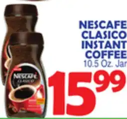 Bravo Supermarkets NESCAFE CLASICO INSTANT COFFEE offer