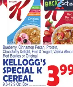 Bravo Supermarkets KELLOGG'S SPECIAL K CEREAL offer