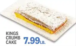 Kings Food Markets KINGS CRUMB CAKE offer