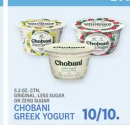 Kings Food Markets CHOBANI GREEK YOGURT offer