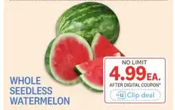 Kings Food Markets WHOLE SEEDLESS WATERMELON offer
