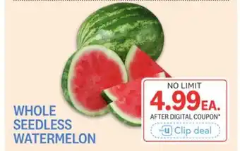 Kings Food Markets WHOLE SEEDLESS WATERMELON offer