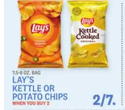 Kings Food Markets LAY'S KETTLE OR POTATO CHIPS offer