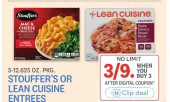 Kings Food Markets STOUFFER'S OR LEAN CUISINE ENTREES offer