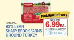 Kings Food Markets 93% LEAN SHADY BROOK FARMS GROUND TURKEY offer