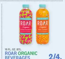 Kings Food Markets ROAR ORGANIC BEVERAGES offer