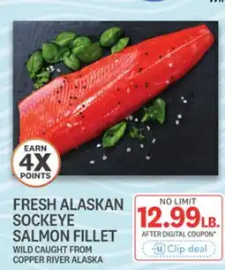 Kings Food Markets FRESH ALASKAN SOCKEYE SALMON FILLET offer