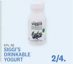 Kings Food Markets SIGGI'S DRINKABLE YOGURT offer