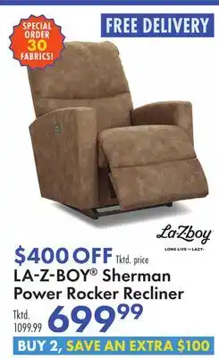 Boscov's LA-Z-BOY Sherman Power Rocker Recliner offer