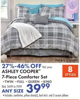 Boscov's ASHLEY COOPER 7-Piece Comforter Set offer
