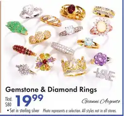 Boscov's Gemstone & Diamond Rings offer