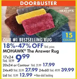 Boscov's MOHAWK The Answer Rug offer
