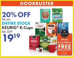 Boscov's KEURIG K-Cups offer