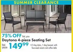 Boscov's Daytona 4-piece Seating Set offer