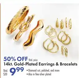 Boscov's 14kt. Gold-Plated Earrings & Bracelets offer