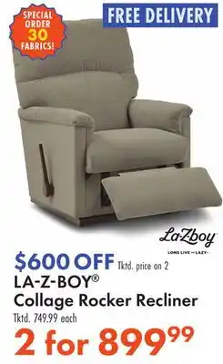 Boscov's LA-Z-BOY Collage Rocker Recliner offer