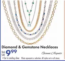 Boscov's Diamond & Gemstone Necklaces offer