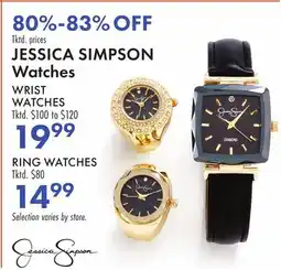 Boscov's JESSICA SIMPSON Watches offer