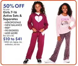 Boscov's Girls 7-16 Active Sets & Separates offer