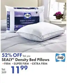 Boscov's SEALY Density Bed Pillows offer