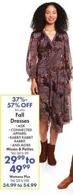 Boscov's Fall Dresses offer